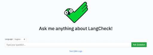 LangCheckChat 1